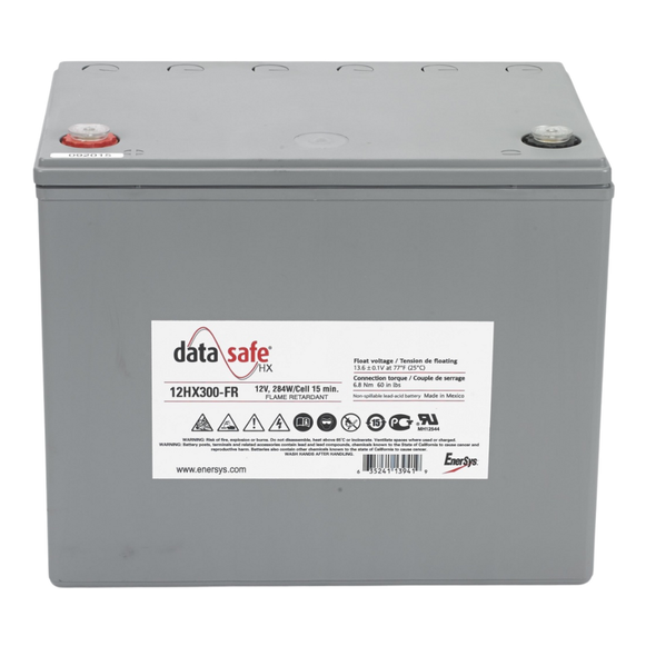 Enersys DataSafe 12HX300-FR 12V Battery with Hardware Pack HW867500 (Group 24)
