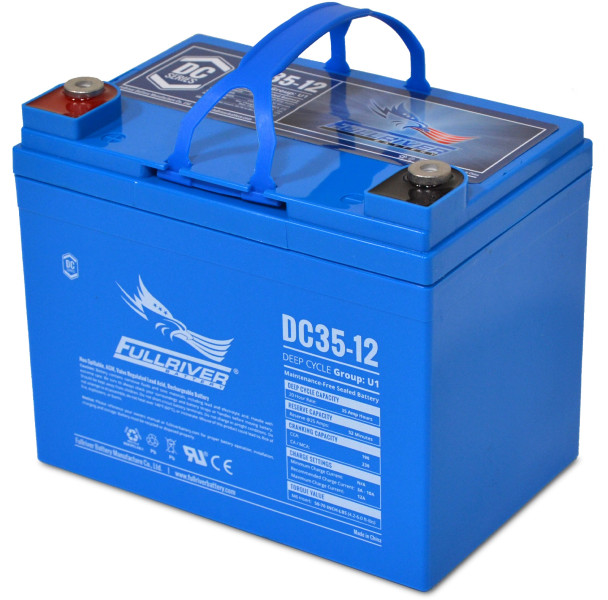 Fullriver D35-12 12V 35Ah Deep Cycle AGM Battery (Group U1)