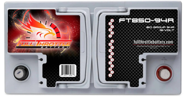 Fullriver FT850-94R 85Ah 850 CCA AGM Battery (Group 94R) bundle with NOCO GENIUS1 6V/12V 1A Charger