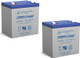 Power-Sonic 12V 5Ah Battery Replacement for Sunrise Medical ZBA-142211-2 Pack