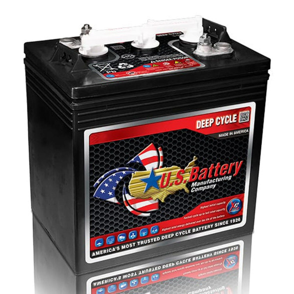 U.S. Battery US-1800-XC2 6V 208Ah Deep Cycle Flooded Battery (Group GC2) - 8 Pack
