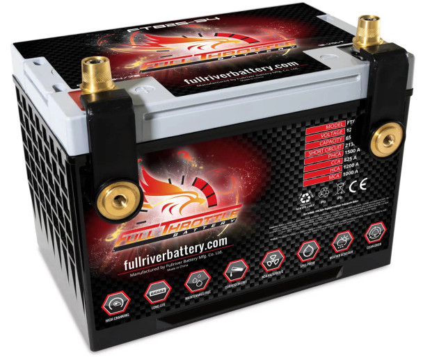 Fullriver Full Throttle FT825-78 65Ah 825 CCA AGM Battery (Group 34/78)