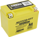 MotoBatt MBTX4U 4.7Ah AAGM Battery bundle with MotoBatt PDCT1 12V/6V 1A Charger