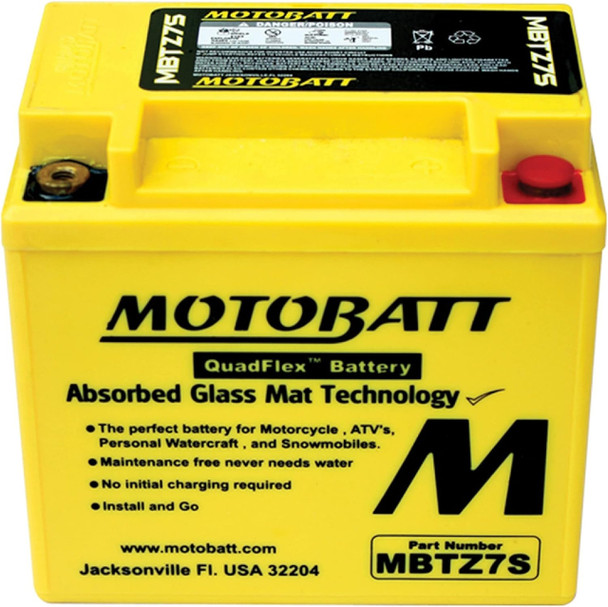 MotoBatt MHTX16 16.5Ah Hybrid Lithium Battery bundle with MotoBatt PDCT1 12V/6V 1A Charger