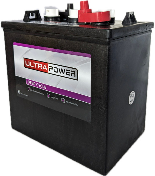 ULTRAPOWER EV105 6V 225Ah Maintenance-Free Deep Cycle Battery (Group GC2)