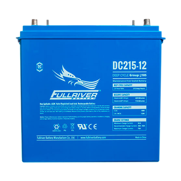 Fullriver DC215-12 12V 215Ah Deep Cycle AGM Battery (Group 921 185)