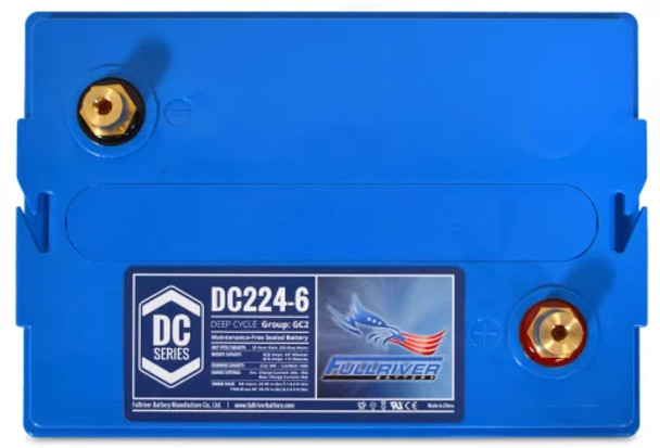 Fullriver DC224-6 6V 224Ah Deep Cycle AGM Battery (Group GC2)