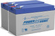Power-Sonic PS-1270F1 12V 7Ah F1 AGM Rechargeable Batteries - 2 Pack