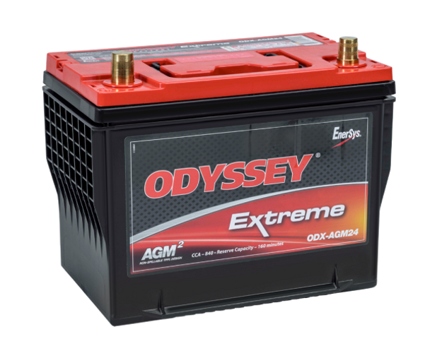 Odyssey Extreme ODX-AGM24M 12V AGM Marine Dual Purpose Battery (Group 24)