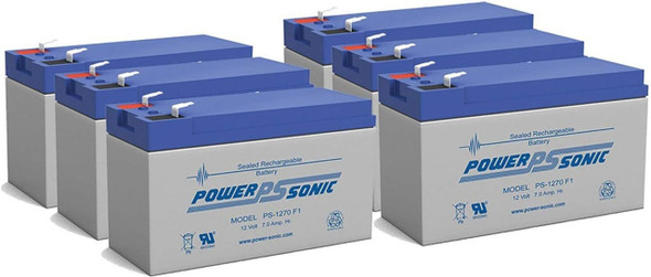 Power Sonic 12V 7AH UPS Battery Replaces Vision CP1270 F2 CP 1270 F2 MK ES7-12 T2-6 Pack