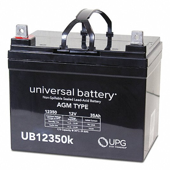 UPG UB12350-L 12V 35Ah AGM Battery (Group U1)