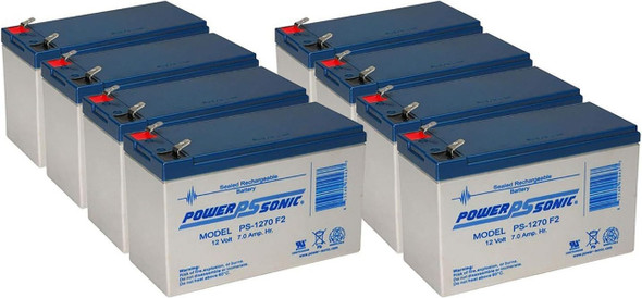 PS-1270 12 Volt 7 AH SLA Battery .250 F2 TERMINAL - 8 Pack