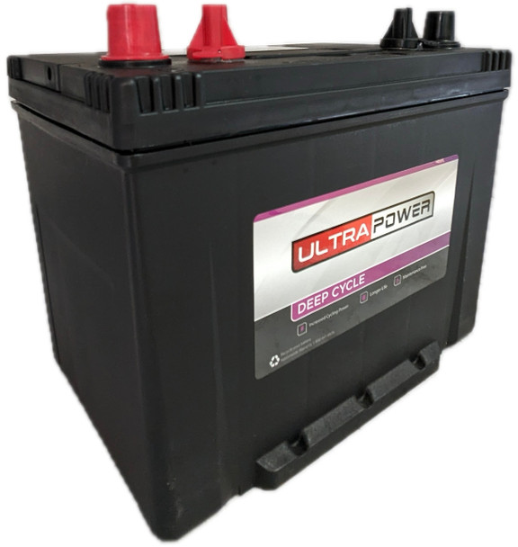 ULTRAPOWER EV24 12V 625 MCA Maintenance-Free Marine Battery (Group 24) - 4 Pack