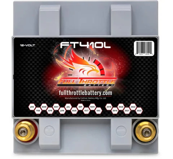 Fullriver Full Throttle FT410L 28Ah 410 CCA AGM Battery replaces BTX30L