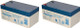 Power-Sonic PS-1230F1 12V 3Ah F1 AGM Rechargeable Battery - 2 Pack
