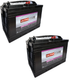 ULTRAPOWER EV27 12V 780 MCA Maintenance-Free Marine Battery (Group 27) - 2 Pack