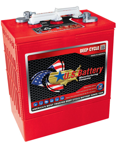 U.S. Battery US 305 XC2 6V 310Ah Deep Cycle Flooded Battery (Group 902 305) - 2 Pack