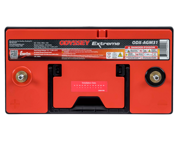 Odyssey Extreme ODX-AGM31 12V AGM Battery (Group 31)