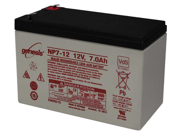 Enersys Genesis NP7-12 12V 7Ah F1 Sealed Battery