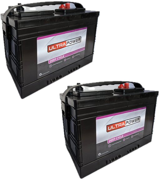 ULTRAPOWER EV27 12V 780 MCA Maintenance-Free Marine Battery (Group 27) - 2 Pack